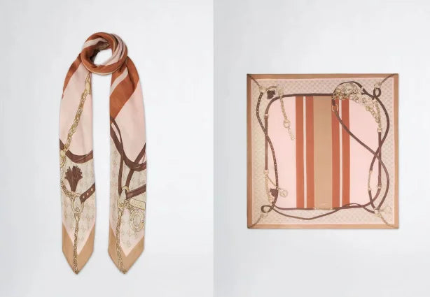 2025 Spring and autumn new women's fashion classic large square scarf warm sun protection scarf shawl