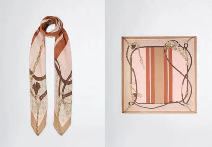 2025 Spring and autumn new women's fashion classic large square scarf warm sun protection scarf shawl