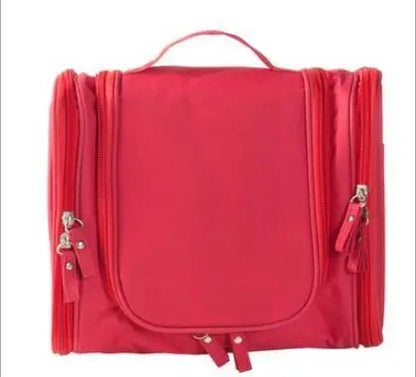 Waterproof Nylon Travel Organizer Bag Unisex Women Cosmetic Bag Hanging Travel Makeup Bags Washing Toiletry Kits Storage Bags