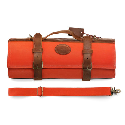 XINZUO Thickened Canvas Foldable Chef Roll Bag Kitchen Knife Bags Cooking Portable Durable Knife Storage Pockets Carry Case