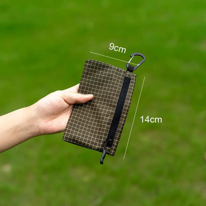 Ultralight UHMWPE xpac Tactical Wallet Passport Holder - Waterproof RFID Outdoor Camping Card Pouch Cash Bag - Molle Attachment