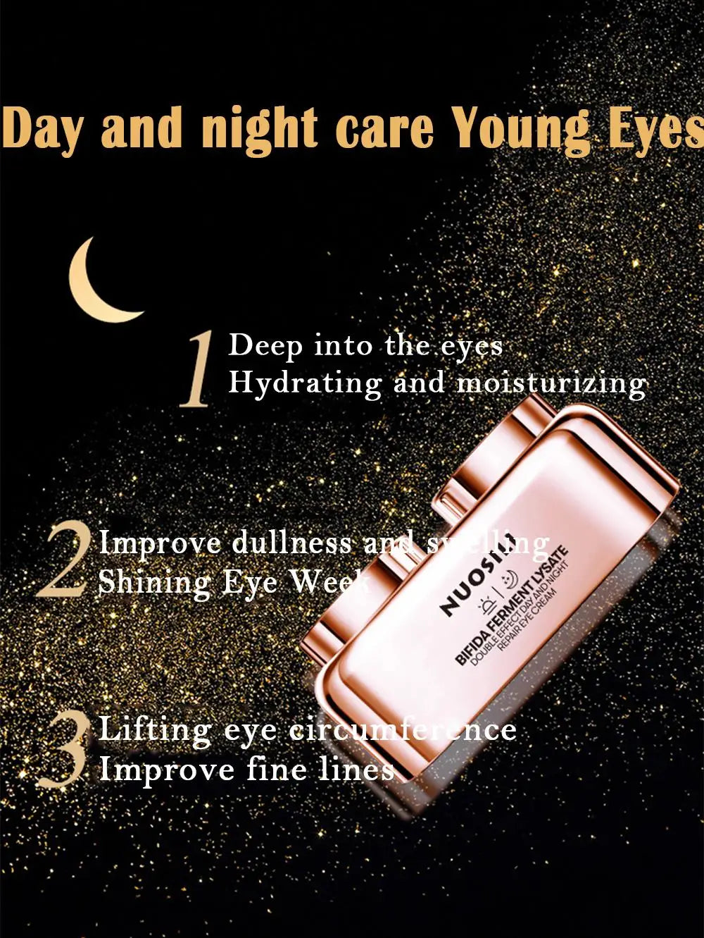 1Set Day/Night Peptide Anti-Wrinkle Eye Cream Collagen Anti Dark Circle Anti-aging  Anti-Puffiness Eye Bags Korea Cosmetics