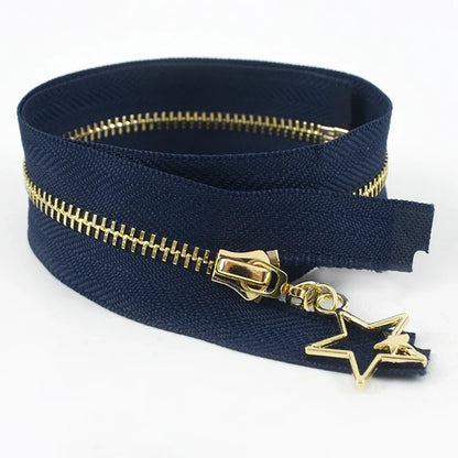 3Pcs Meetee 3# Metal Zippers Bag Zipper Closure 15-70cm Jacket Purse Easy Repair Zips Open/Close-End Coat Zip Sewing Accessories