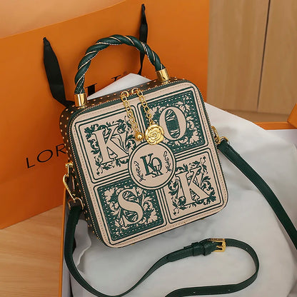 Popular Bags 2024 New Women's Bags Hot Sale Messenger Bag Autumn/winter Niche Design Handbag Square Bag Box Bag Shoulder Bag