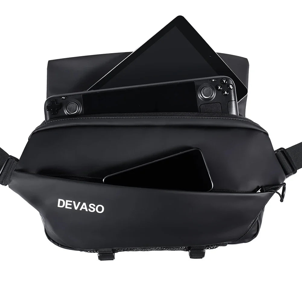 Storage Bag Scratchproof Protective Case with Multi-Pockets Shoulder Bag for PS5 Portal/Legion GO Console and Accessories