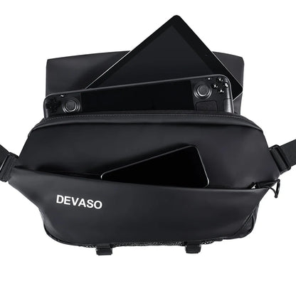 Storage Bag Scratchproof Protective Case with Multi-Pockets Shoulder Bag for PS5 Portal/Legion GO Console and Accessories