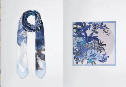 2025 Spring and autumn new women's fashion classic large square scarf warm sun protection scarf shawl