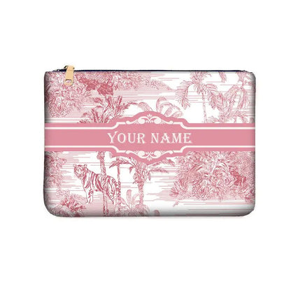 Wallets for Women Personality Animal Flower Printing Linen Clutch Popular  Purse Ladies Beach Bag Party Designer Bags Luxury