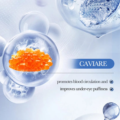 SADOER Caviar Hyaluronic Acid Eye Cream Anti Dark Circles Removal Eyes Bags Firming Moisturizing Beauty Eyes Skin Care Products