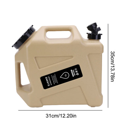 10/12L Portable Camping Water Jug BPA Free Water Tank with 2 Collapsible Water Bag for Camping Car Outdoor Hiking Picnic Fishing