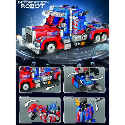 TOYLINX Deformation Robot 2 in 1 Mecha Building Blocks Sets Bricks kit Transform Cars Birthday Toys Kids Children Gifts for Boys