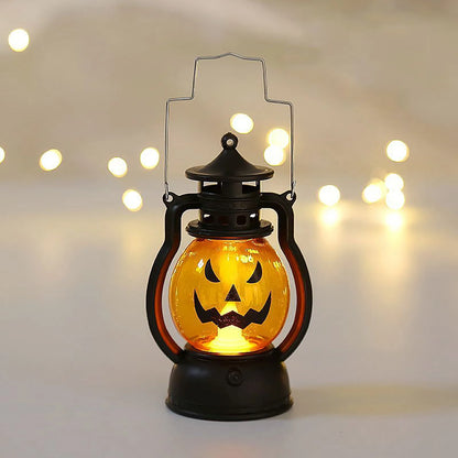 Halloween Jack O Oil Cute Lamp Ornaments For Kids Led Pumpkin Lights Flame Lamp Outdoor Halloween Jack O Desk Ornament Bulbs