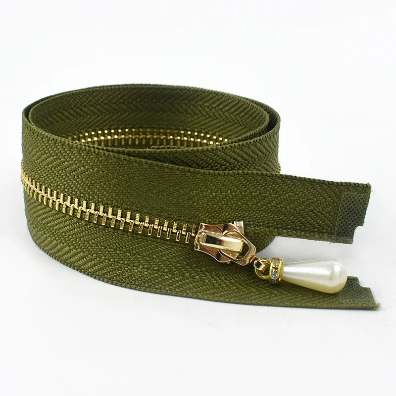 3Pcs Meetee 3# Metal Zippers Bag Zipper Closure 15-70cm Jacket Purse Easy Repair Zips Open/Close-End Coat Zip Sewing Accessories