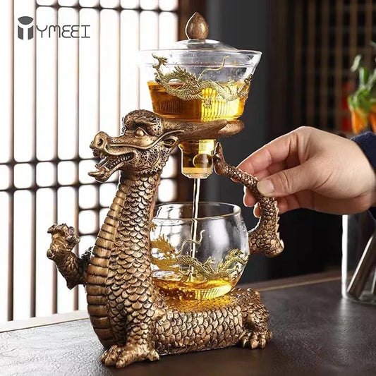 YMEEI Kungfu Glass Tea Set Magnetic Water Diversion For Kitchen Loose Infusers Cooking Tea Maker Glasses Magnetic Teapot Set