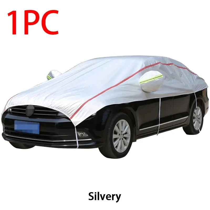 SEAMETAL Outdoor/Indoor Car Cover Waterproof All Weather SUV/Sedan Exterior Sun Protection Cover Anti Scratch Sunshade Windproof