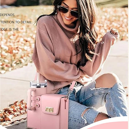 Water Bottle Bag Outdoor Portable Crossbody Multifunctional Universal Protection Pouch Single Shoulder Solid Color Storage