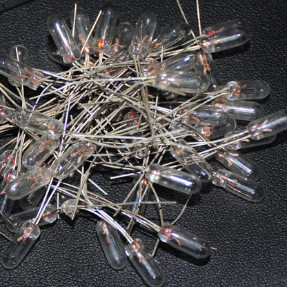 20pcs Miniature 4mm 12V Lamp Bulb Bombilla Incandescent Edison Filament Antique Lamps Light 4 mm 12V F4 Rice Miniature Lamparas