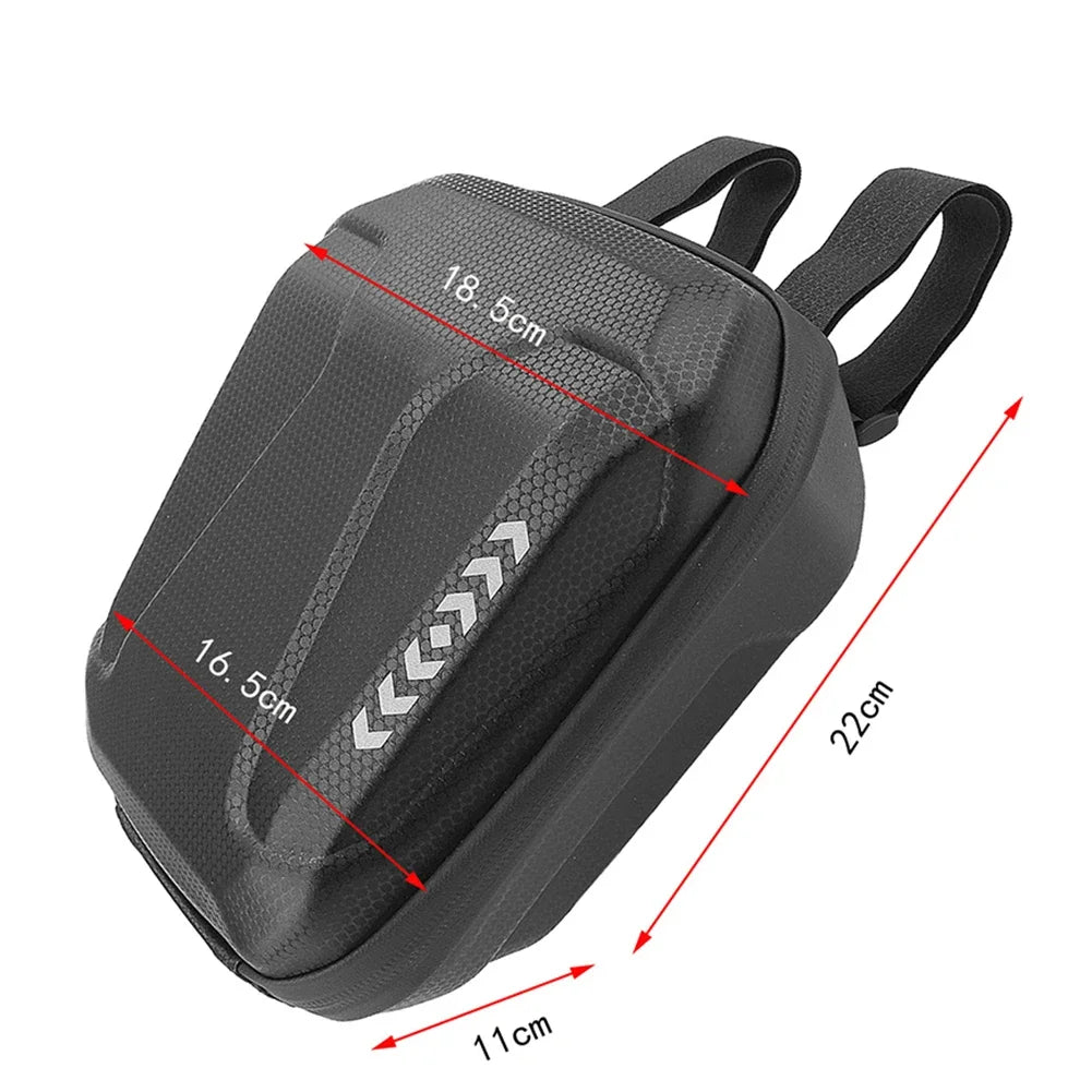 1pc 2.5L Waterproof EVA Front Hanging Bag For Electric Bicycle Scooter E-Bike Tube Bag Built-in Mesh Bags Binding Design