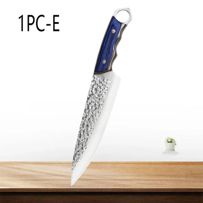WXCOO Forged Chef's Slicing Knives Stainless Steel Kitchen Knives Sander Knife Wood Handle Boning Knife Fruit Paring BBQ Tool