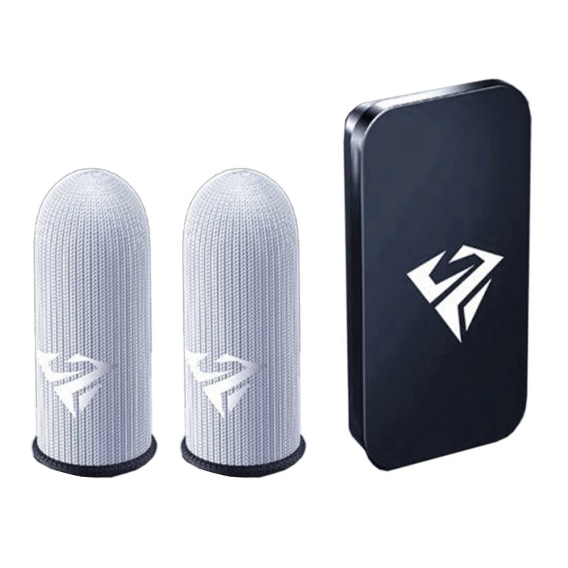 1 Pair Gamer Sleeve Sweatproof Dedales Gamer Finger Cover Touch Screen Fingertips Sleeve For PUBG Mobile Games Game Accessories