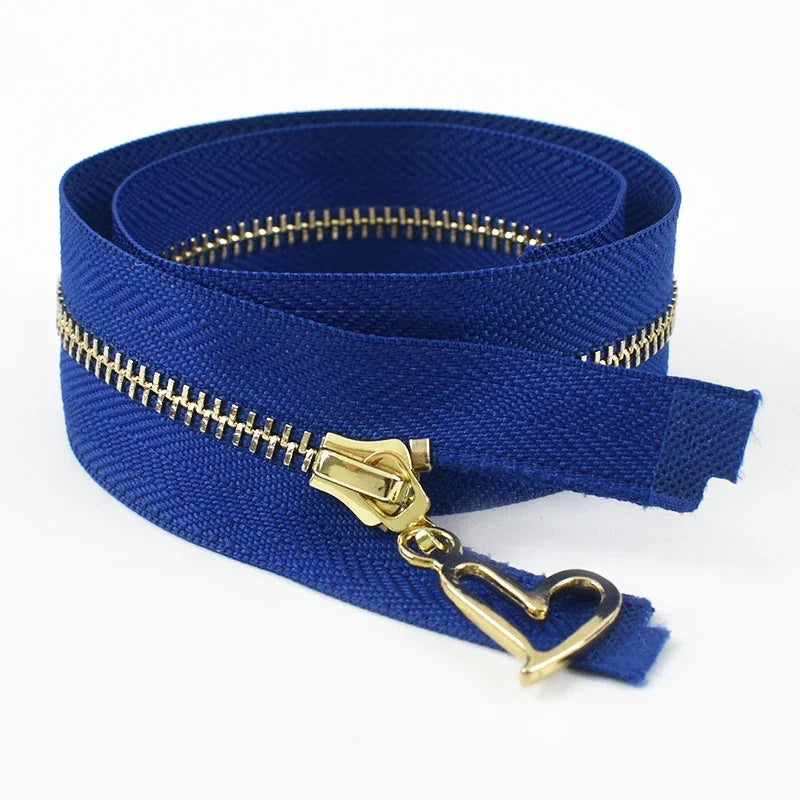 3Pcs Meetee 3# Metal Zippers Bag Zipper Closure 15-70cm Jacket Purse Easy Repair Zips Open/Close-End Coat Zip Sewing Accessories