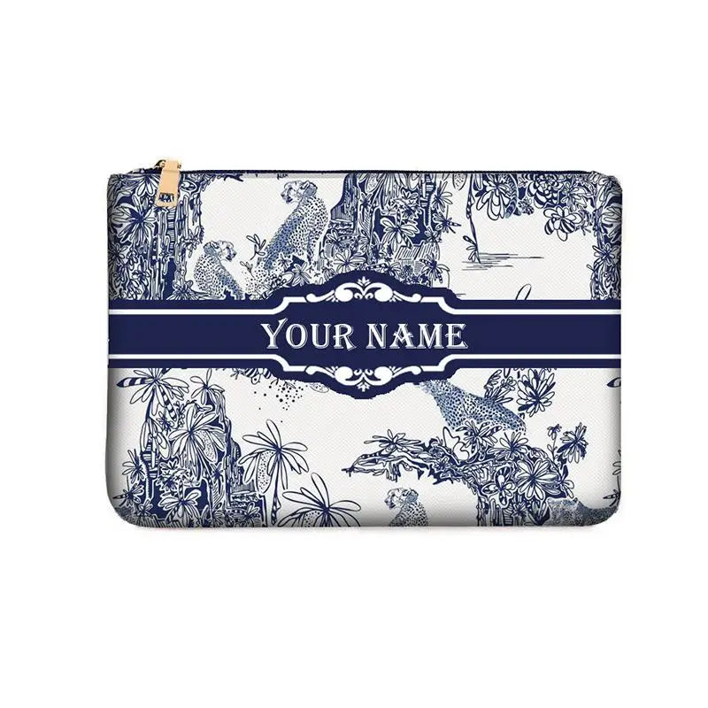 Wallets for Women Personality Animal Flower Printing Linen Clutch Popular  Purse Ladies Beach Bag Party Designer Bags Luxury