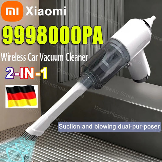 Xiaomi Car Vacuum Cleaner 2 In1 Powerful Clean Machine Portable Wireless Blowing Suction Portable Vacuum Cleaner For Vehicle