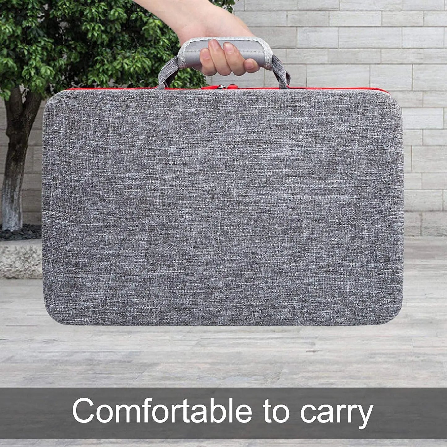 Protective Travel Storage Shoulder Bag for PS5 Console Luxury Waterproof for Controller Headset Organizer Hard Shell Carry Case