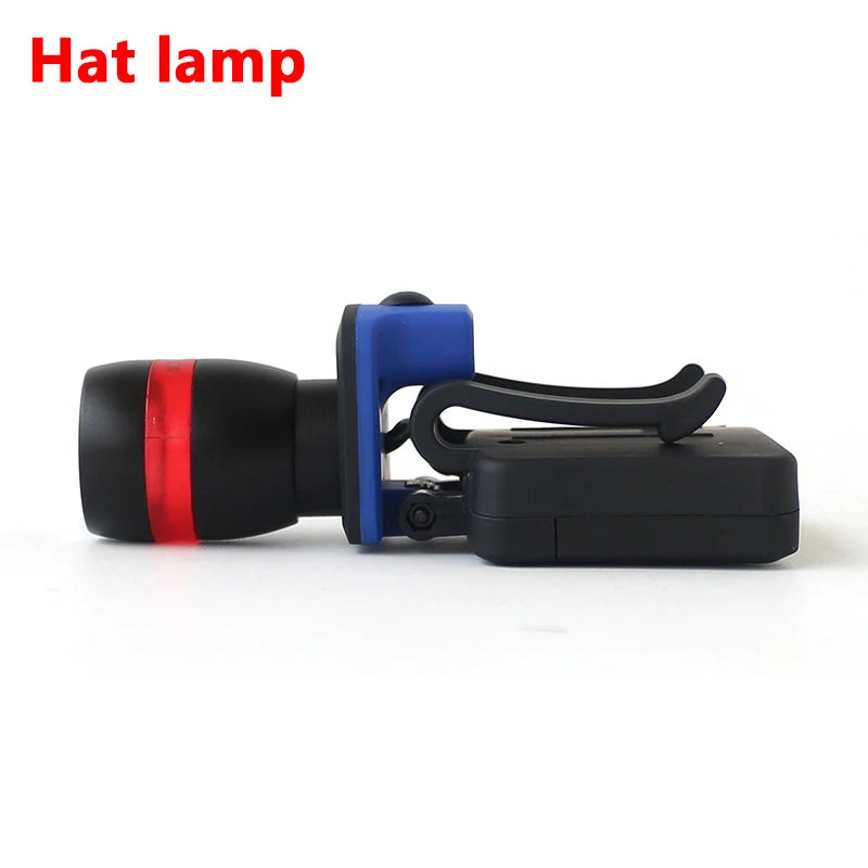 Waterproof Strong 2000Lumen XPE Q5 LED Rechargeable Lamp Headlight Riding Headlamp Flashlight Cap Hat Head Lamp Light