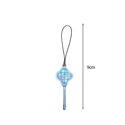 1-9PCS KPop Demo Hunters Keychain Tiger Saja Boy Cosplay Bag Hanging Pendant Anime Keyrings Bag Charms Xmas Gift Necklace Set