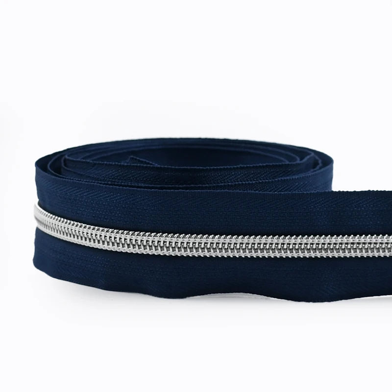 5# Nylon Zippers for Sewing Bags Plastic Coil Bag Zipper Tapes By The Meter Purse Garment Zips Repair DIY Clothing  Accessories