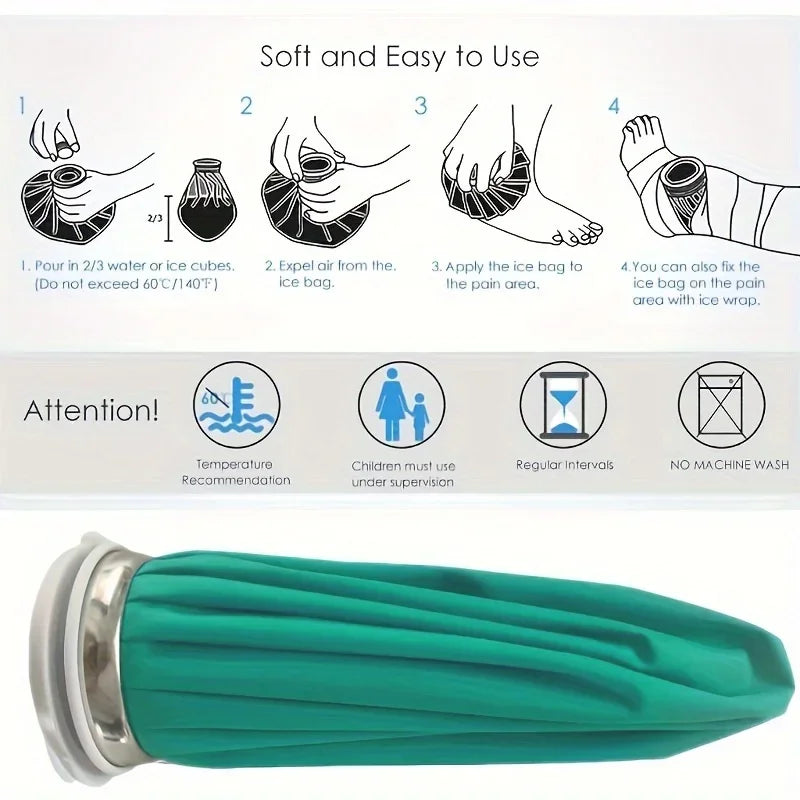 Reusable Various Sizes Medicla Ice Pack for Knee Head Leg Breathable Material Cooler Bag Pain Relief Injury Care Cold Therapy