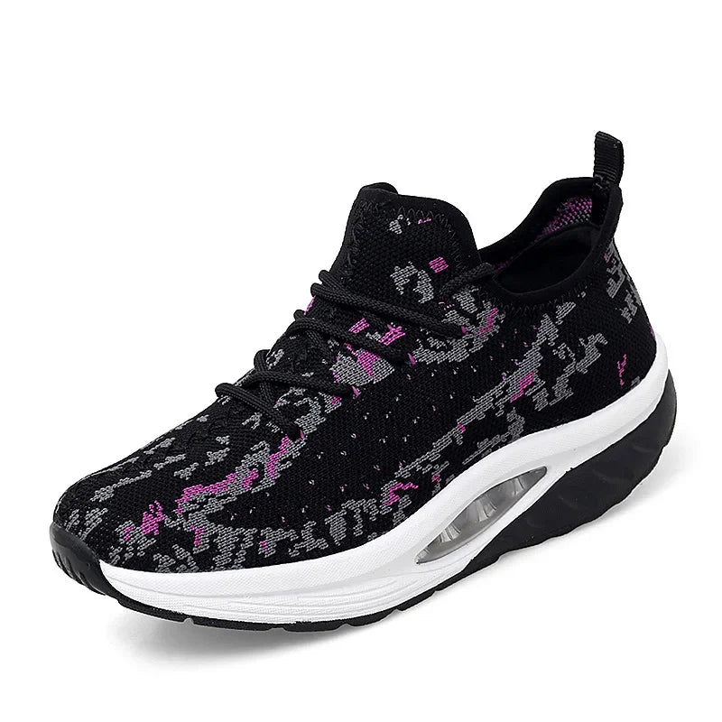 Women's Sneakers Platform Toning Wedge Zapatillas Sports Shoes for Women Swing Shoes Slimming Sneakers Fitness Gym Walking Shoes