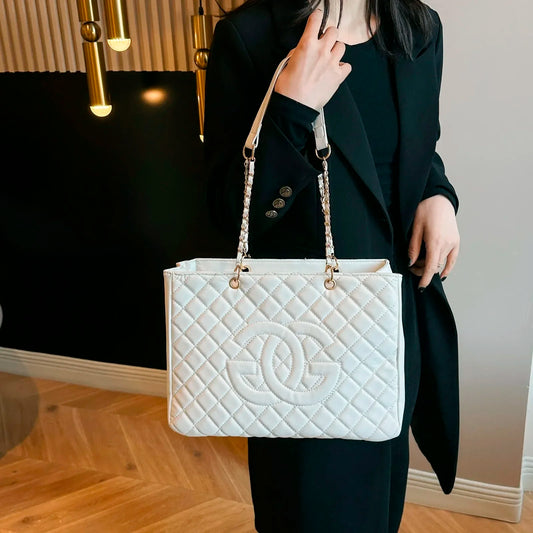 Paris Fashion Zipper Shoulder Bag Women's High-Quality Leather Crossbody Bag Classic And Trendy Handbag