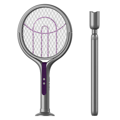 Rotating Head Mosquito Swatter 2-In-1 Mosquito Killer Lamp Multi Functional Mosquito Swatter Bat Swatter Rechargeable for Home