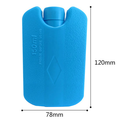 1pcs Odorfree Travel Picnic Ice Pack Reusable Freezer Cool Block Ice Bag Ultra Thin Portable Travel Fresh Food Cold Storage