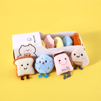 Strawberry New Series Toys Cat Toys In Blueberry Cookies Milk Rice Balls Toast Designs (Choice+CA)