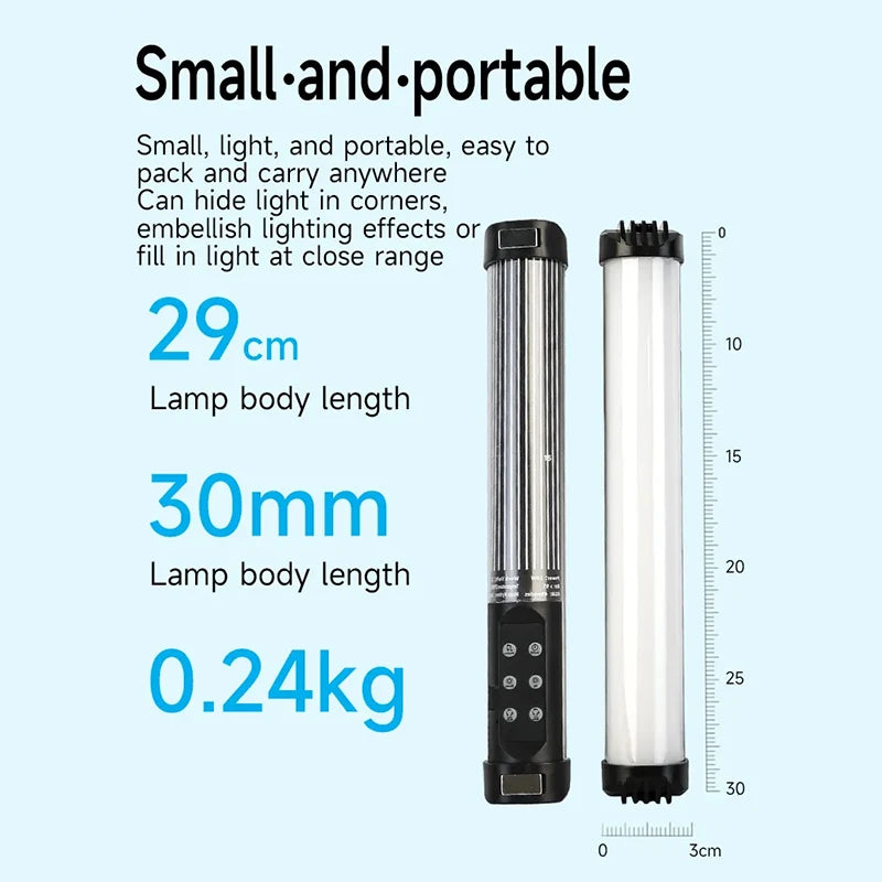Xiaomi Handheld RGB Colorful Stick Light Handheld LED Light Wand 2500K-9000K Photography Studio Lamp For Video Vlog Fill Light