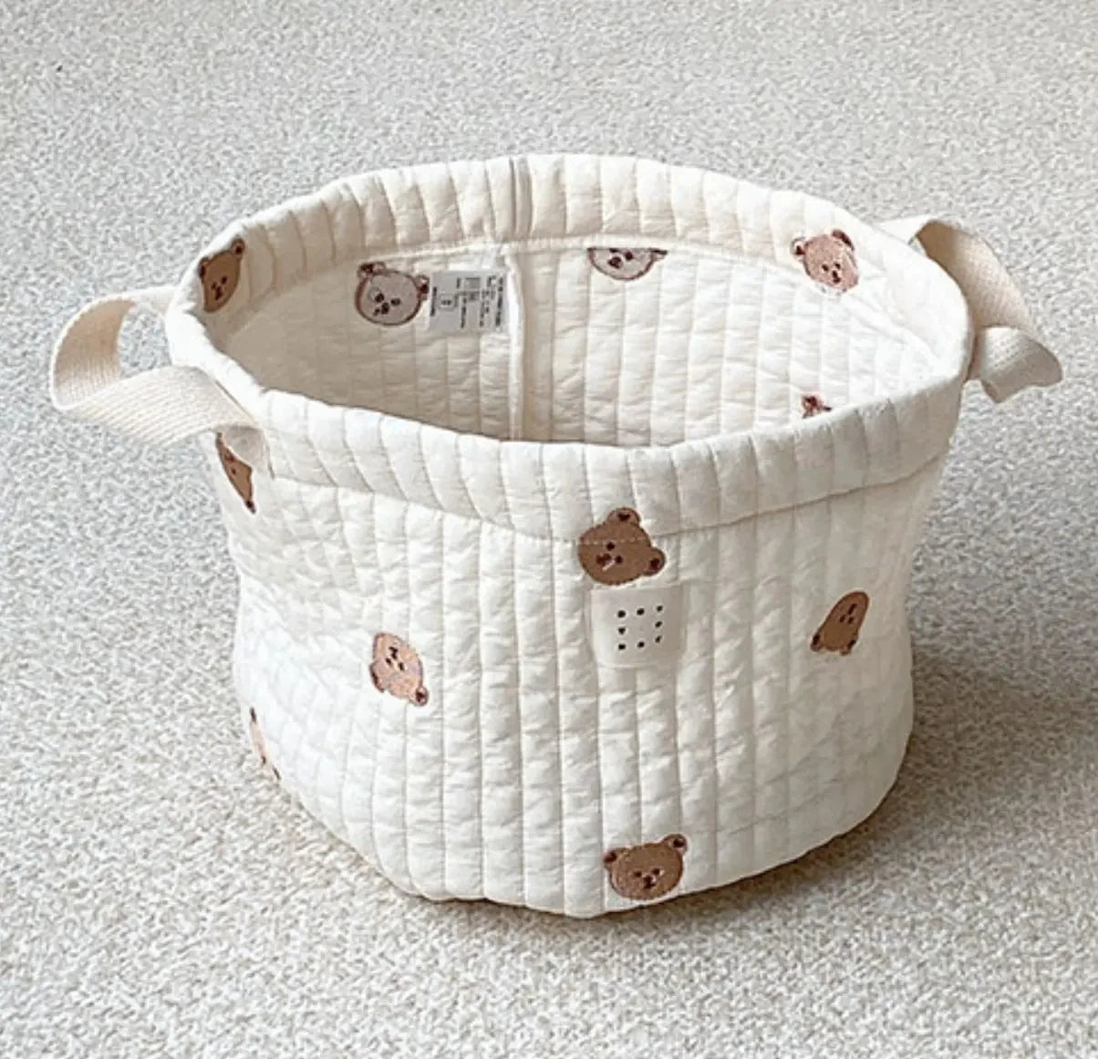 Toy storage bag Baby Bags Bear Embroidery Diaper Bag Caddy Nappy Cart Storage Mummy Maternity Bag for Newborn Diapers Toys