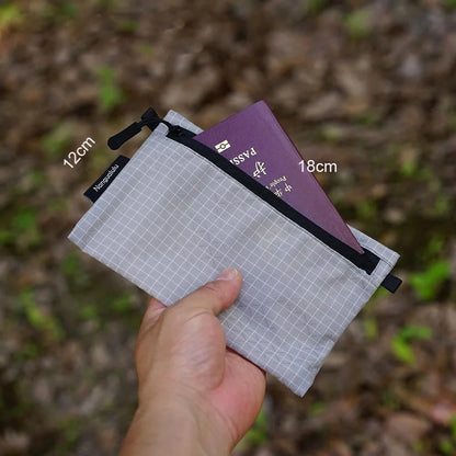 Ultralight UHMWPE xpac Tactical Wallet Passport Holder - Waterproof RFID Outdoor Camping Card Pouch Cash Bag - Molle Attachment
