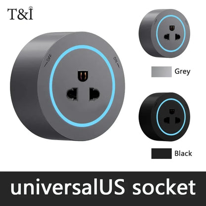 Rail Socket,UK EU US UN Standard Round Romovable Adapter Home Kitchen Meeting Wall Mounted/embedded Power Track Socket With Usb