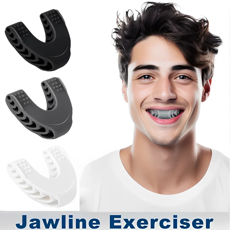 U Shape Facial Jaw Exerciser And Neck Toning Jawline For Men Women Face Muscle Trainin Resistance Double Chin Silicone Exercise