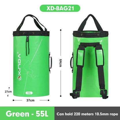 Xinda Outdoor Rock Climbing Rope Bag Rescue Equipment Package Drainage Rope Collection Backpack Shoulder Bag