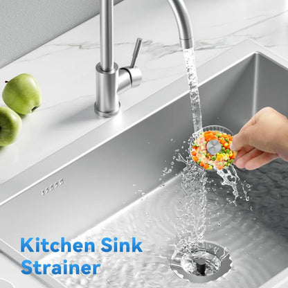 3 in 1 Kitchen Sink Drain Strainer General Anti-clogging Pops-Up Stopper Sink Filter Plug for Garbage Disposal for Kitchen Sink
