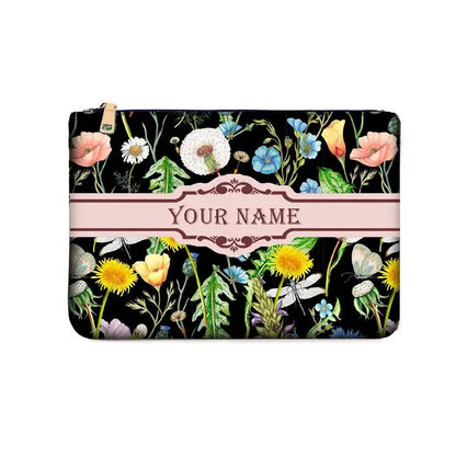 Wallets for Women Personality Animal Flower Printing Linen Clutch Popular  Purse Ladies Beach Bag Party Designer Bags Luxury