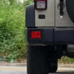 1 Piece Rear Bumper Fog Light for Wrangler 2007-2018 Lamp Housing Replacement Without Bulb 55078104AC 55078105AC Warning Lights