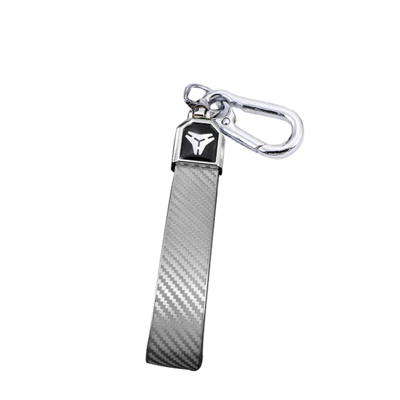 TPU Carbon Fiber Car Flip Key Case Cover Bag Holder Keychain for Roewe RX5 MG3 MG5 MG6 MG7 MG ZS GT GS 350 360 750 W5