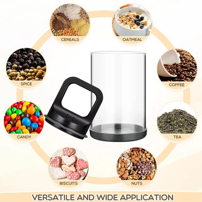 Vacuum Transparent Coffee Bean Storage Tank High Quality Storage Tank Suitable For Kitchen And Home Seal Exhaust And Freshness