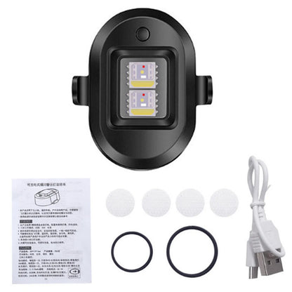 Universal LED Drone Strobe Light 7 Colors Mini Anti-collision Warning Light Turn Signal Indicator Lamp for Motorcycle/Car/Drone