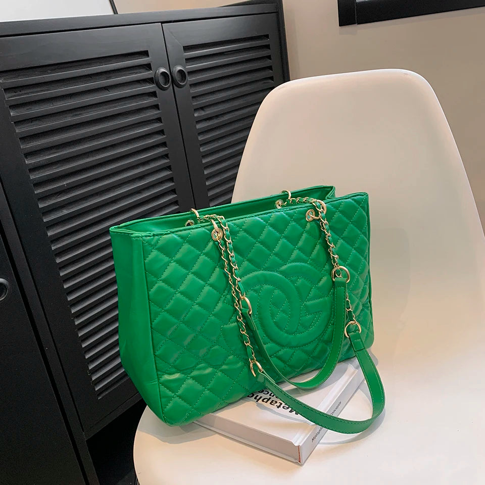 Paris Fashion Zipper Shoulder Bag Women's High-Quality Leather Crossbody Bag Classic And Trendy Handbag